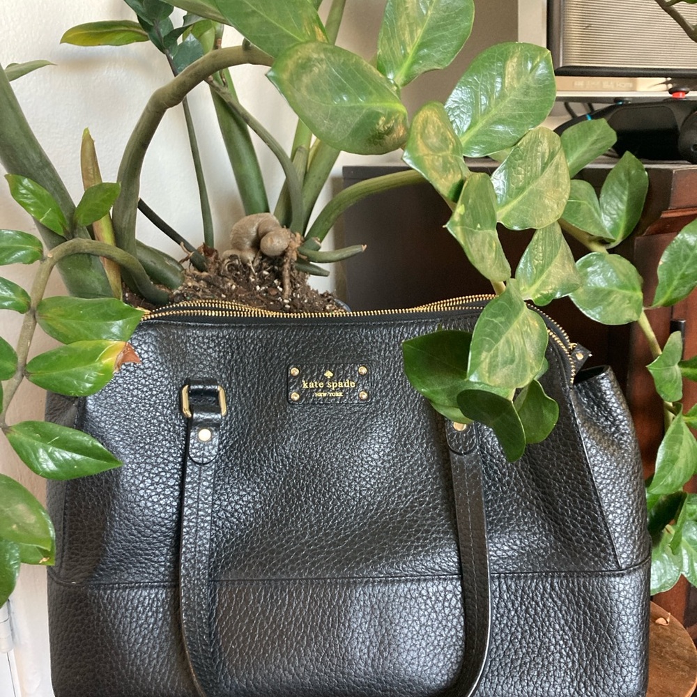 Kate Spade Lainey Tote Black Pebbled Leather